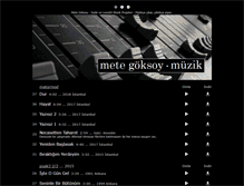 Tablet Screenshot of metegoksoy.com